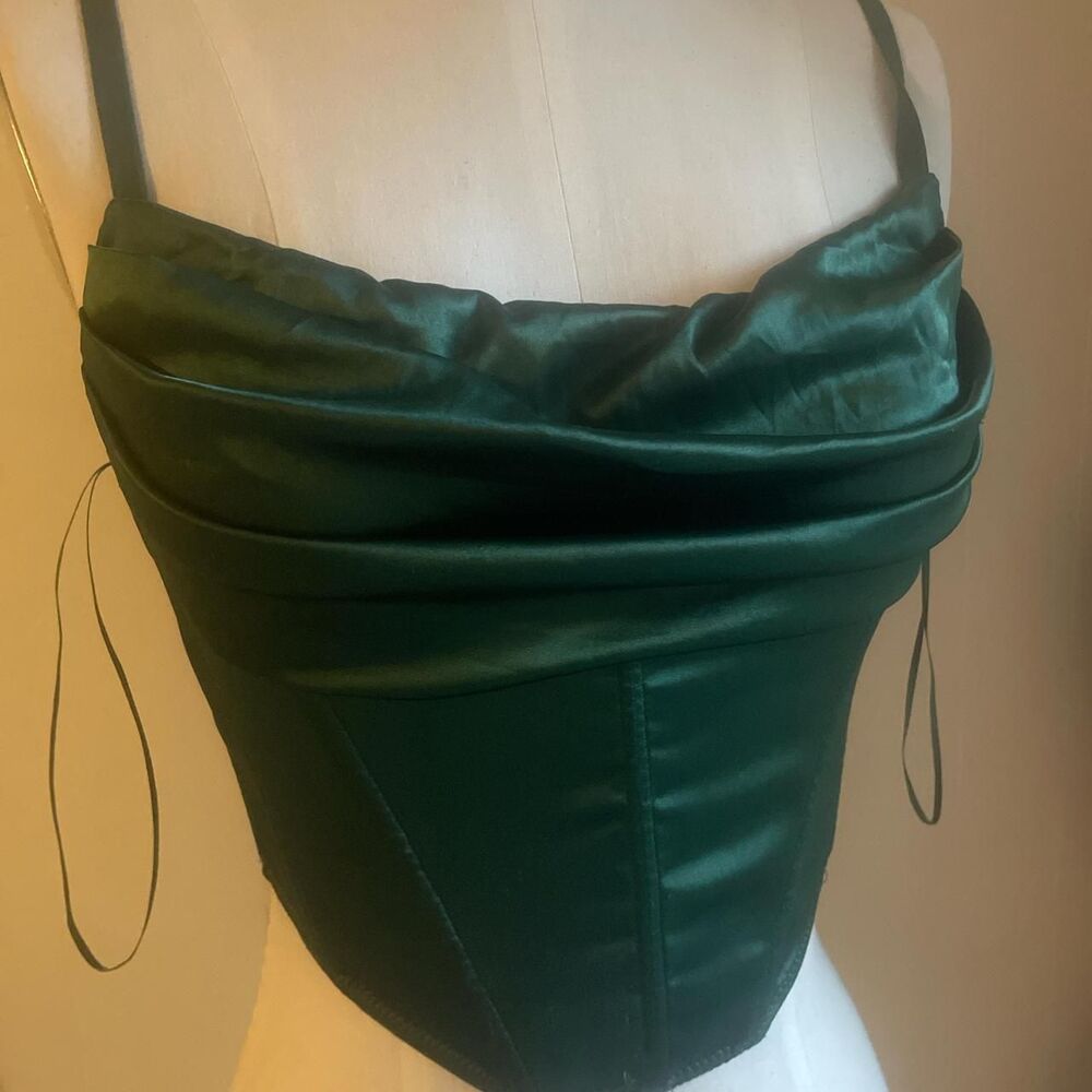 Green Corset Tank
